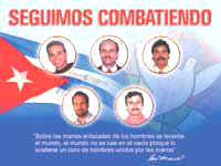 Demandan liberación inmediata de antiterroristas cubanos